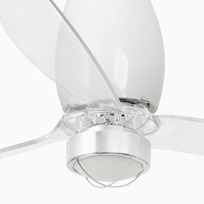Вентилятор  Faro Потолочный вентилятор Eterfan LED белый/прозрачный 128 см арт. 104122