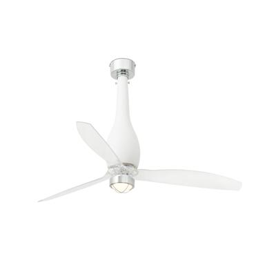Вентилятор  Faro Потолочный вентилятор Eterfan мат. LED белый/прозрачный 128 см арт. 104238
