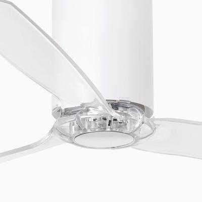 Вентилятор  Faro Матово-белый / прозрачный потолочный вентилятор Mini Tube Fan арт. 061840