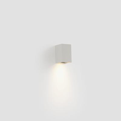 Бра Faro LUNE Белый квадратный настенный светильник с рифлением 1xGU10 арт. 220725