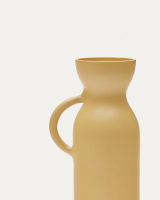 Ваза La Forma (ех Julia Grup) Pelras Ваза из горчичного алюминия 17.5 cm арт. 160302