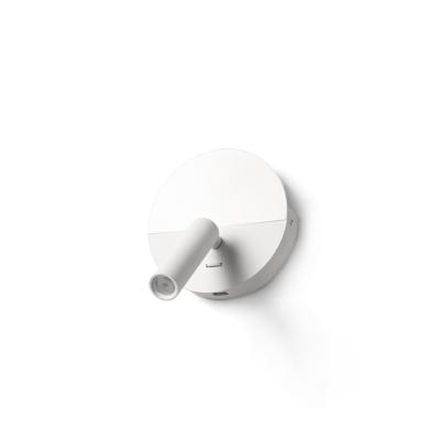 Бра Faro DUAS Бра с ридером белый USB C LED 3W 2700K арт. 220953