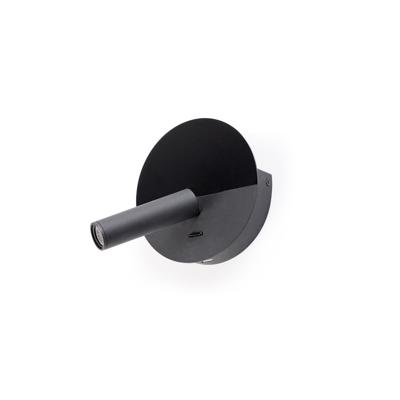 Бра Faro DUAS Бра с ридером черный USB C LED 3W 2700K арт. 220955