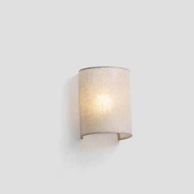 Бра Faro Настенный светильник Otton R Round Linen вертикальный 1xE27 арт. 152519