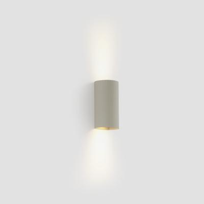 Бра Faro Настенный светильник SOLE круглый серый с рифлением 2xGU10 арт. 220745