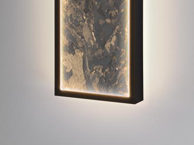Бра Schuller Настенный светильник Stone CCT- черный LED L100 арт. 215922