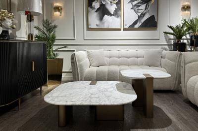 Стол журнальный Garda Decor 58DB-24087 Стол журнальный Брендон (Brandon) 100*100*30см арт. 58DB-24087