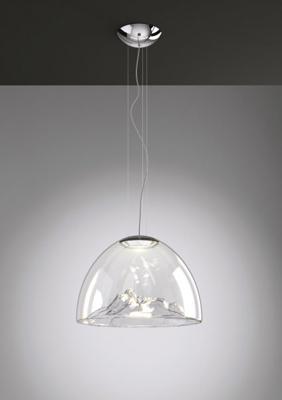 Подвесной светильник AXOLIGHT  Подвесной светильник SP MOUNTA Grey/Chrome арт. SPMOUNTAGRCRLED