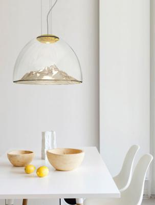 Подвесной светильник AXOLIGHT  Подвесной светильник SP MOUNTA Grey/Chrome арт. SPMOUNTAGRCRLED