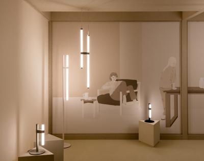 Подвесной светильник AXOLIGHT  Подвесной светильник Paralela Vertical 6 black арт. Paralela Vertical 6 black