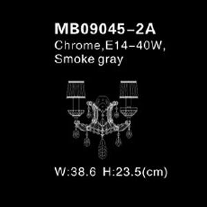 Бра Illuminati Бра MB09045-2A clear/rosso арт. MB09045-2A clear/rosso