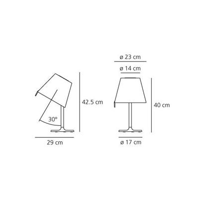 Лампа ARTEMIDE Настольная лампа 0710010A арт. 0710010A