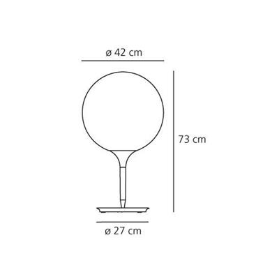 Лампа ARTEMIDE Настольная лампа 1048010A арт. 1048010A