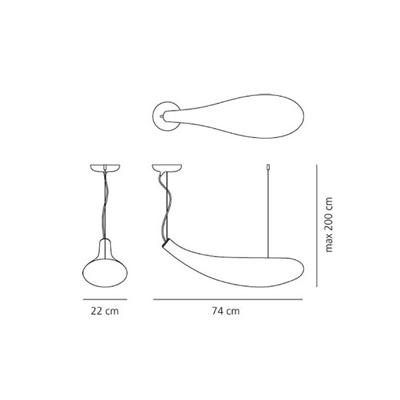 Подвесной светильник ARTEMIDE Подвесной светильник 1629010A арт. 1629010A