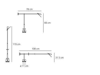 Лампа ARTEMIDE Настольная лампа Tizio Red арт. A009060