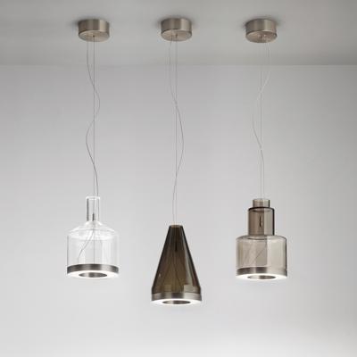 Подвесной светильник Vistosi Подвесной светильник Medea SP 2 smoky арт. SPMEDEA2FUAS