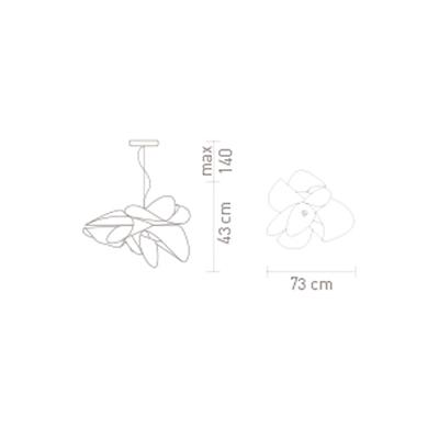 Подвесной светильник Slamp Люстра Etoile Small арт. ETOSS00PRS01T00LEDEU