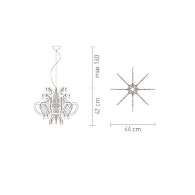 Люстра Slamp Люстра Lillibet Gold арт. LILSM00GLD01T00000EU