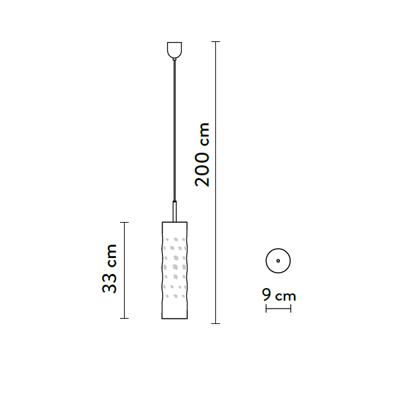 Подвесной светильник Slamp Подвесной светильник Dimple Single Silver арт. DIM91SOS0000SS000