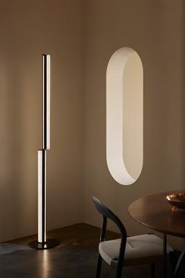 Торшер Slamp Торшер Modula Twisted light grey/plisse арт. MODFM00DPL000TW000EU