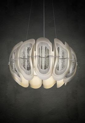 Подвесной светильник Slamp Подвесной светильник Fiordlys Gold арт. FRDSM00GLD01T00ROUEU