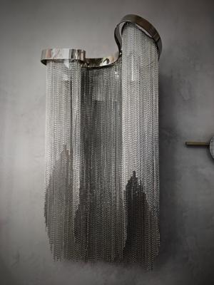 Бра Delight Collection Настенный светильник Stream Aluminium 2 арт. KM011W-2 aluminum