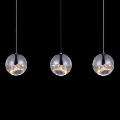 Подвесной светильник Delight Collection Подвесной светильник Globo 3 nickel арт. SD3301-3 nickel