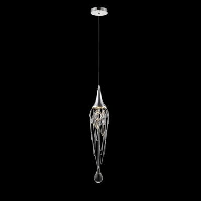 Подвесной светильник Delight Collection Подвесной светильник Goddess Tears 1 chrome арт. P68009S-1H chrome