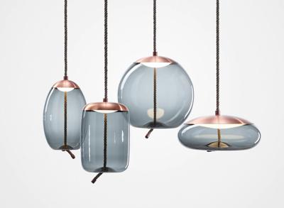 Подвесной светильник Delight Collection Подвесной светильник Knot D copper/blue арт. 9966P/D copper/blue