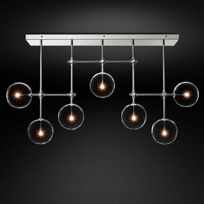 Потолочный светильник Delight Collection Потолочный светильник Globe Mobile 7A chrome арт. KG0835P-7A chrome