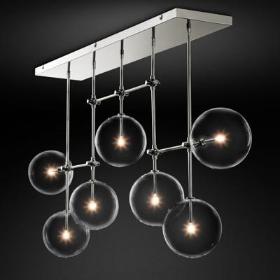 Потолочный светильник Delight Collection Потолочный светильник Globe Mobile 7A chrome арт. KG0835P-7A chrome