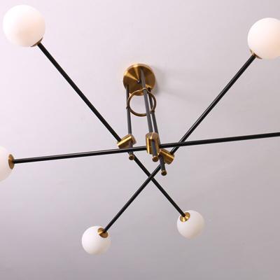 Люстра Delight Collection Люстра Bistro Globe 6 арт. 9389P/6 black/gold