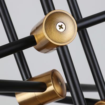 Люстра Delight Collection Люстра Bistro Globe 6 арт. 9389P/6 black/gold