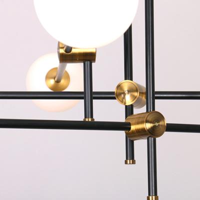 Люстра Delight Collection Люстра Bistro Globe 6 арт. 9389P/6 black/gold