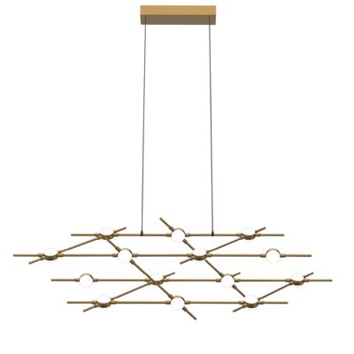 Люстра Delight Collection Люстра Molecular 14 black/gold арт. MD18001067-14A  black/gold