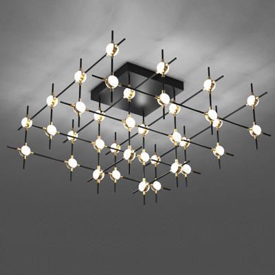 Потолочный светильник Delight Collection Потолочный светильник Molecular 36 black/gold арт. MX18001067-36A  black/gold