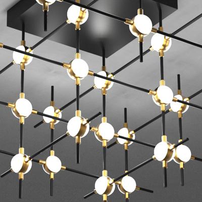 Потолочный светильник Delight Collection Потолочный светильник Molecular 36 black/gold арт. MX18001067-36A  black/gold