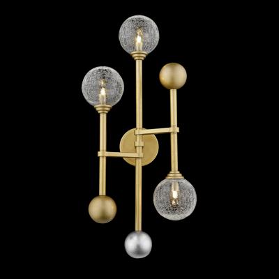 Бра Delight Collection Настенный светильник Fluxus 3 gold арт. W68084-3 gold