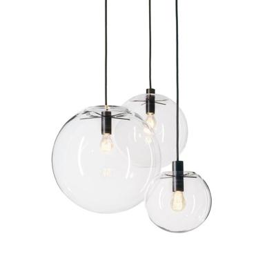 Подвесной светильник Delight Collection Подвесной светильник Ball 40 black/clear арт. 8722P/XL black/clear
