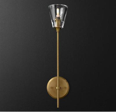 Бра Delight Collection Настенный светильник Torche De Verre 1 light gold арт. 8614W/D gold