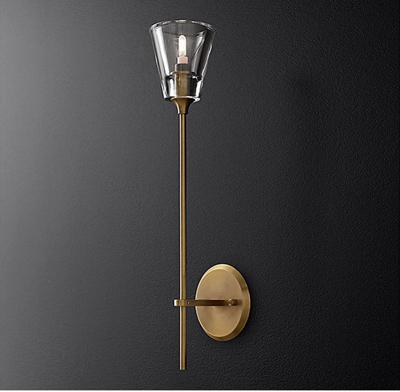 Бра Delight Collection Настенный светильник Torche De Verre 1 light gold арт. 8614W/D gold