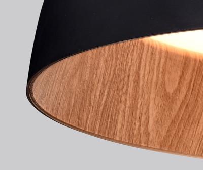 Потолочный светильник Delight Collection Потолочный светильник C0207-500A Black and Wood арт. C0207-500A black/wood