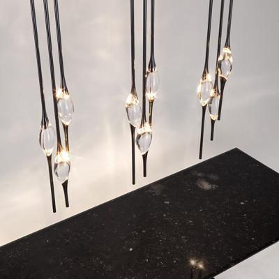 Подвесной светильник Delight Collection Подвесной светильник Pezzo 9 pearl black арт. OM82113-9 pearl black