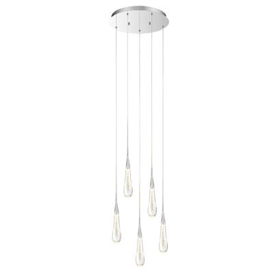 Подвесной светильник Delight Collection Подвесной светильник Pour 5 chrome арт. MD-023B-5 chrome