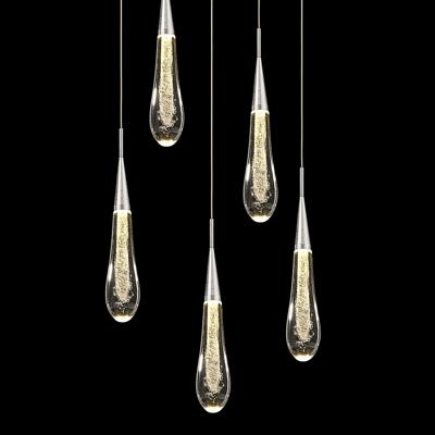 Подвесной светильник Delight Collection Подвесной светильник Pour 5 chrome арт. MD-023B-5 chrome
