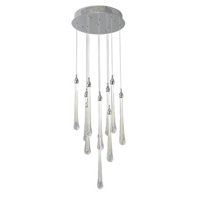 Подвесной светильник Delight Collection Подвесной светильник Teardrop 10 chrome арт. OM801670-10-CH