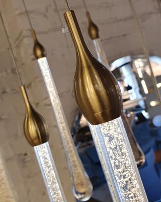 Подвесной светильник Delight Collection Подвесной светильник Teardrop 3 gold арт. OM801670-3-G