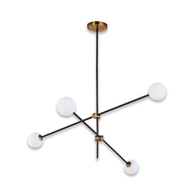 Люстра Delight Collection Люстра Bistro Globe 4 арт. 9389P/4 black/gold