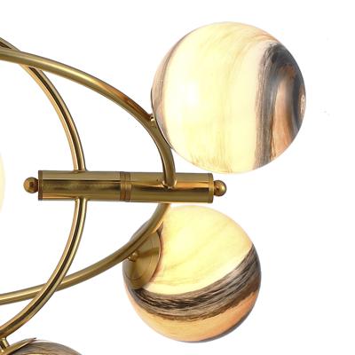 Люстра Delight Collection Люстра Planet 7B brass арт. KG1122P-7B brass