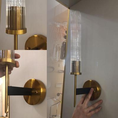 Бра Delight Collection Настенный светильник Alouette 1 brass арт. 771305
